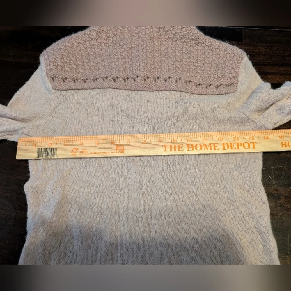 Tory Burch Alpaca/Wool Blend Knit Sweater, Women's Medium, Lavender/Mauve